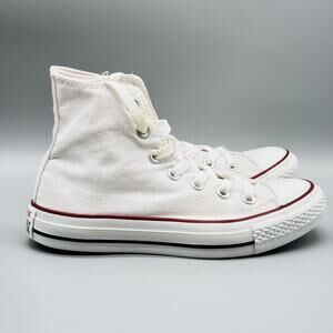 Converse Shoes Womens 5.5 White Canvas Chuck Taylor All Star High Top Sneakers